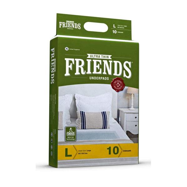 Friends Underpad-Classic (L) 10's - Adult Diapers & Pads