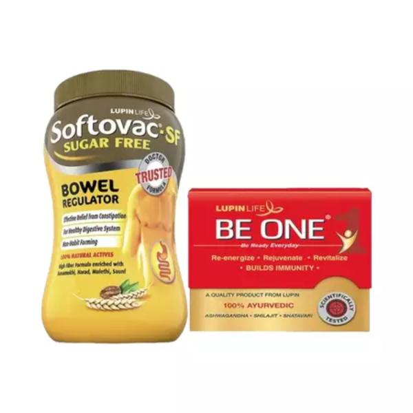 Netmeds | Softovac-SF Sugar Free Powder 250 g with Free Be One Capsule 10's