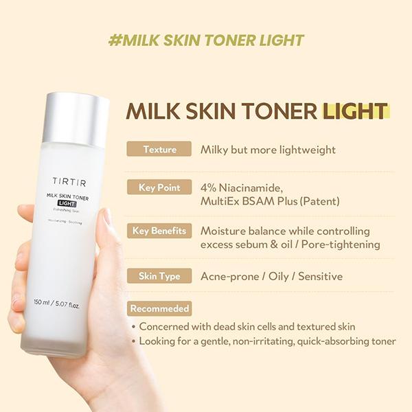 Tirtir Milk Skin Toner Light Advanced 20 ml - Toners