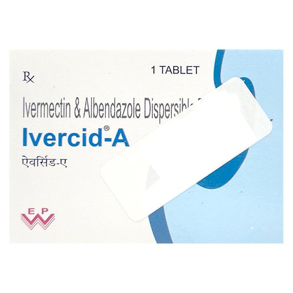 Ivercid A 400/6mg Tablet 10'S - Parasitic Worms-Ant