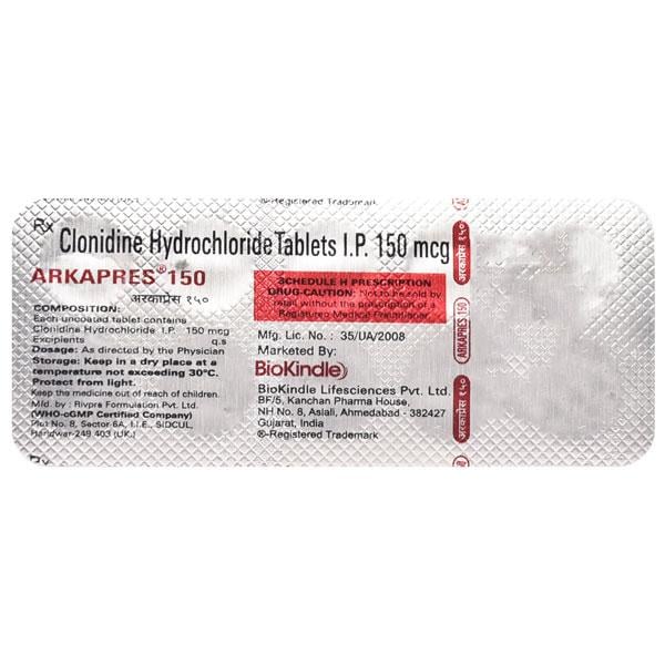 ARKAPRES 150mcg Tablet 10's - Hypertension-Cen