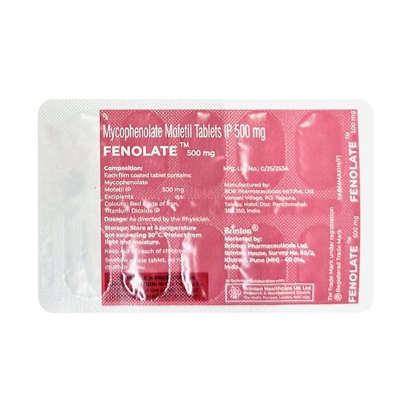 Netmeds | FENOLATE 500mg Tablet 10's