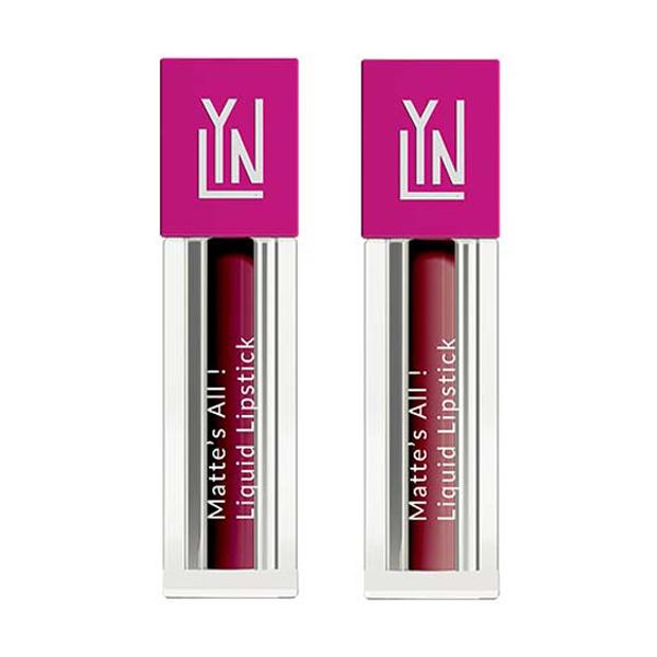 LYN Matte Liquid Lipstick Brunch Combo 2 ml - Liquid Lipsticks