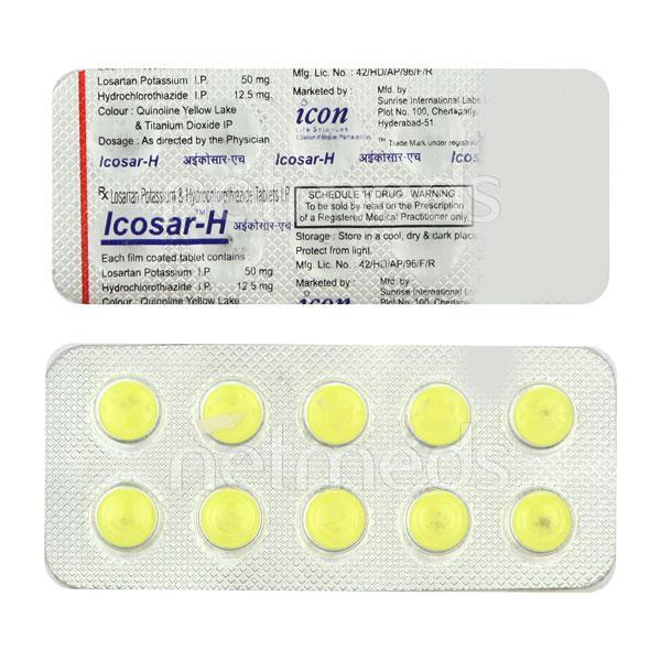Icosar H Tablet 10'S - Hypertension-Ang