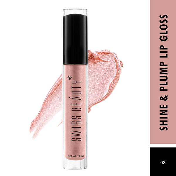 Netmeds | Swiss Beauty Shine and Plump Lip Gloss - (Shade-03) 4 ml