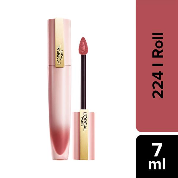 Netmeds | L'Oreal Paris Chiffon Signature Liquid Lipstick, 224 Roll 7 ml