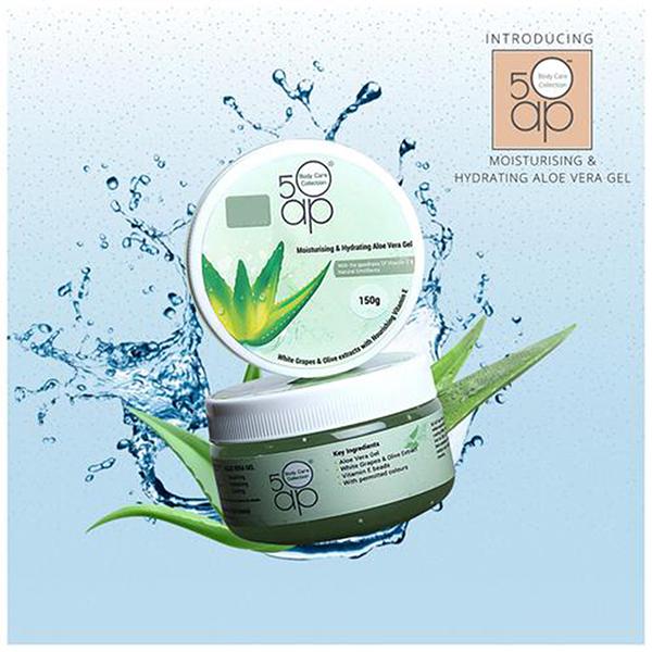 50 AP Moisturising & Hydrating Aloe Vera Gel 150 gm - Skin-Treatment