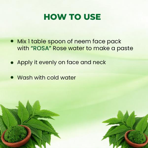 Rosa Neem Face Pack 100 g - Face Packs