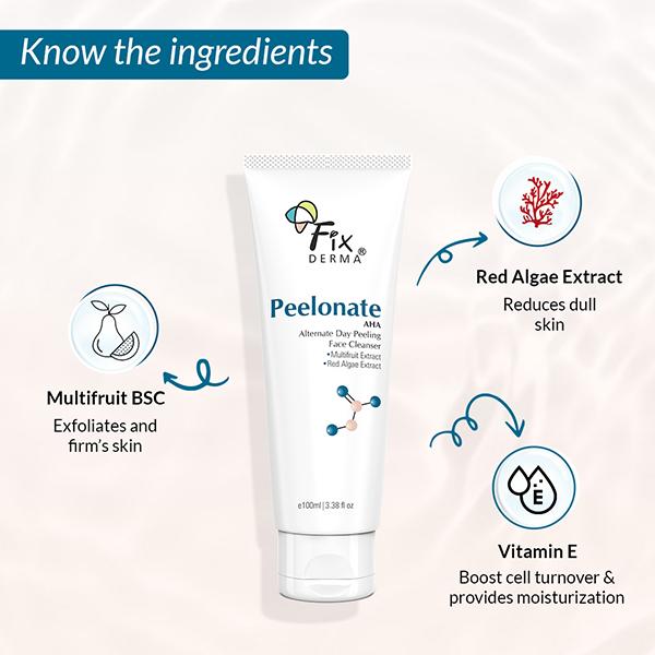 Fixderma Peelonate AHA Face Cleanser 100 ml - Face Gels