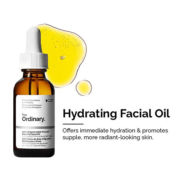 The Ordinary 100% Organic Cold-Pressed Rose Hip Seed Oil 30 ml - Face Oils