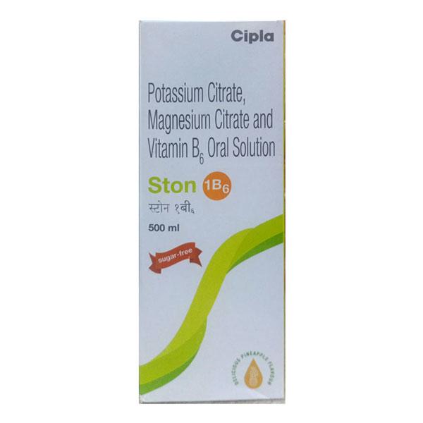 Netmeds | STON 1 B6 SUGAR FREE DELICIOUS PINEAPPLE FLAVOUR Oral Solution 500ml