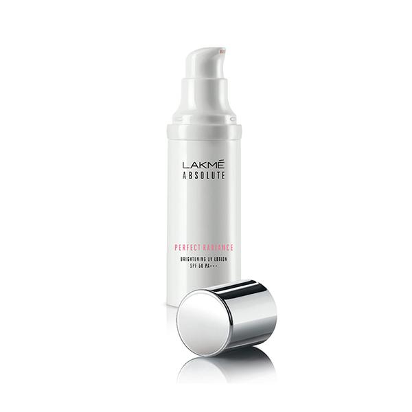 Lakme Absolute Perfect Radiance Skin Brightening Uv Lotion With SPF 50 PA+++ 30ml - Face Creams