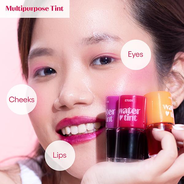 Etude Dear Darling Water Tint 4 Red Grapefruit Ade 9 gm - Face Palettes