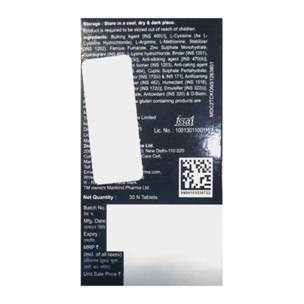 HAIRBLESS GLUTEN FREE Tablet 30's - Supplements-Cal