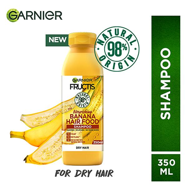 Netmeds | Garnier Fructis Hair Food - Nourishing Banana Shampoo For Dry Hair 350 ml
