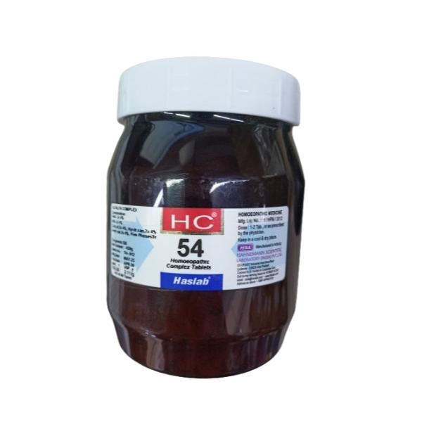 Haslab HC 54 (Homeopathic Complex) Tablet 450 g - Homeopathic Complex Tablet