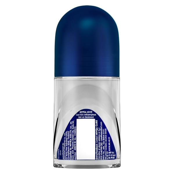 Nivea Men Roll On Deodorant - Cool Kick 25 ml - Men Deodorants/Roll-Ons