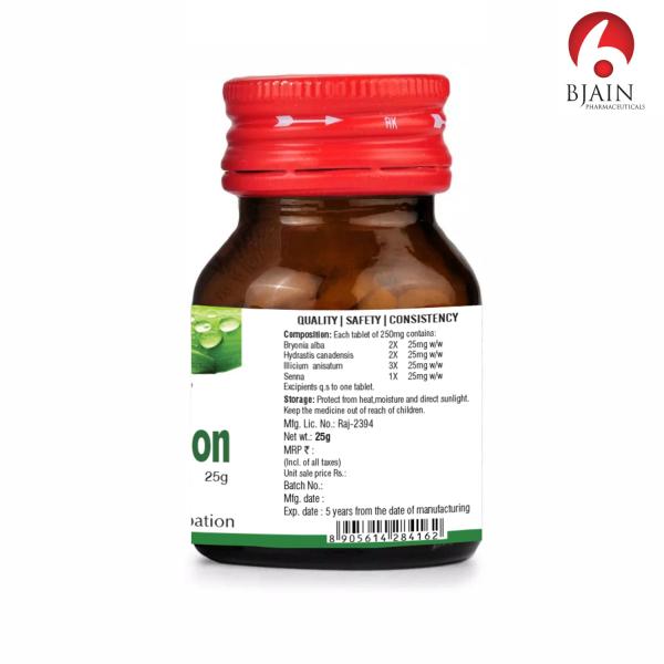 Bjain Omeo Constipation Tablets 25 gm - Personal Care(Homeopathy)