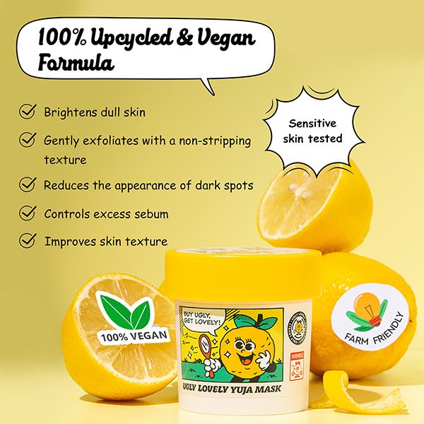 The Face Shop Ugly Lovely Yuja Wash off Mask 100 ml - Masks & Peels