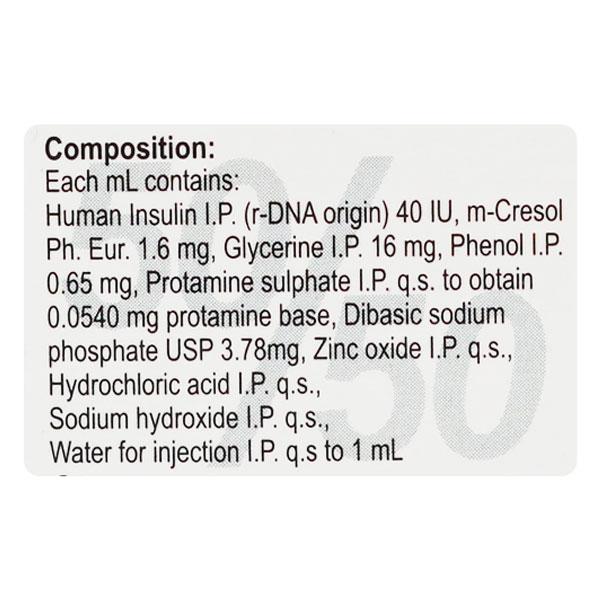 Huminsulin 50/50 40IU Injection 1X10ml - Diabetes-Ins