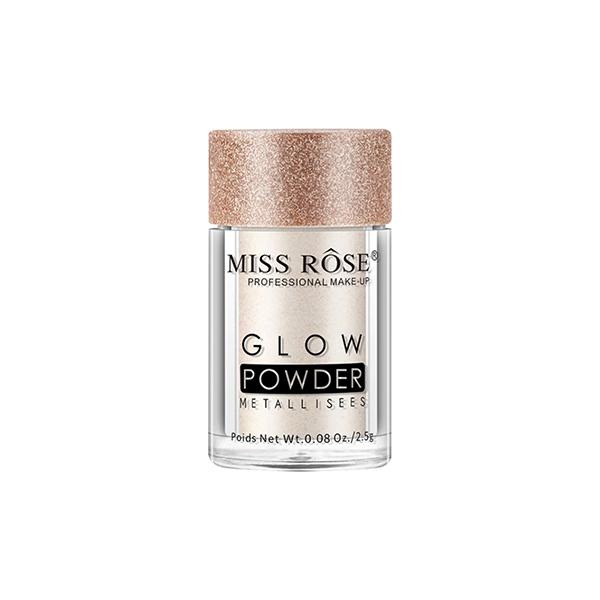 Miss Rose Professsional Makeup Glow Powder Metalises 7001 - 010M 02 2.5 gm - Highlighters & Illuminators