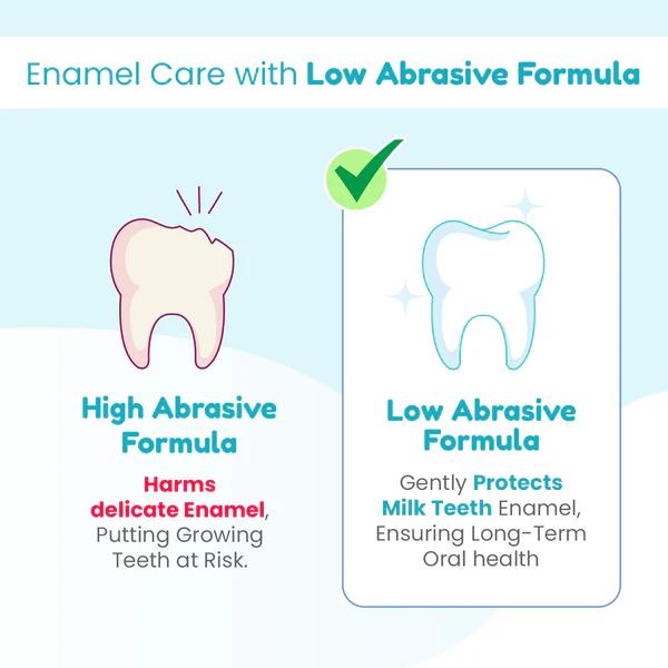 Mother Sparsh Kids Natural Toothpaste (Free Toothbrush) - Blueberry 50 g - Baby Oral Care