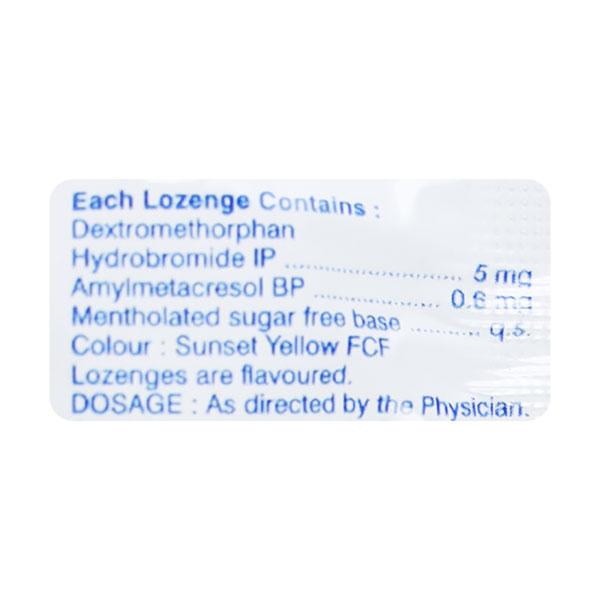 Tusq D Sugar Free Orange Flavour Cough Lozenge 6'S - Cough And Cold-Cou