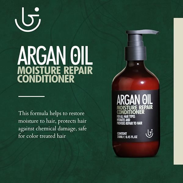 Beauty Garage Argan Oil Moisture Repair Conditioner 250 ml - Conditioners