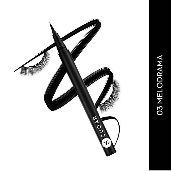 Netmeds | Sugar Cosmetics Maximeyes Drama Magnetic Eyelashes And Eyeliner 03 Melodrama 3 ml
