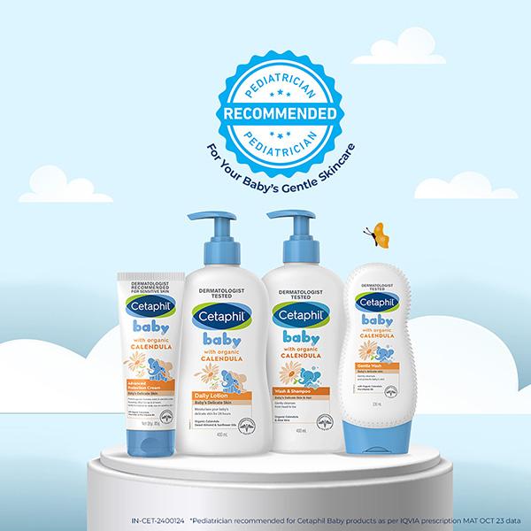 Cetaphil Baby Daily Loiton With Organic Calendula 400 ml - Creams, Lotions & Oils