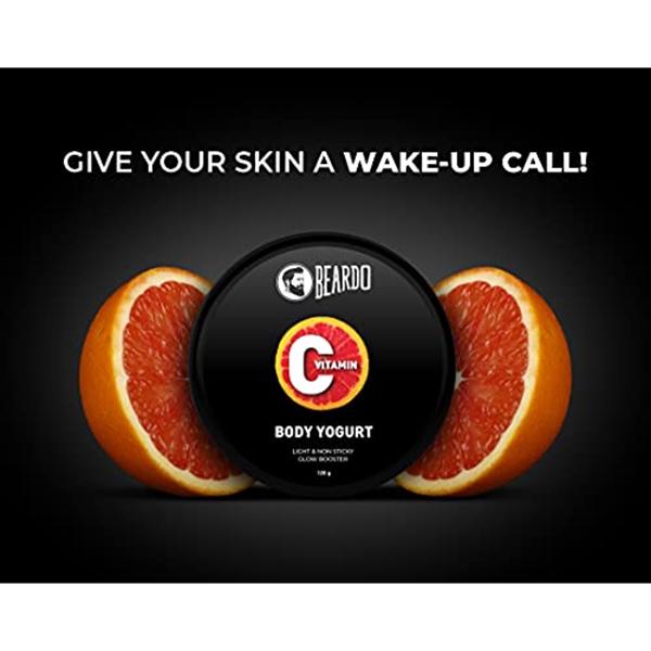 Beardo Vitamin C Body Yogurt Moisturizer Cream 120 gm - Beard Cream