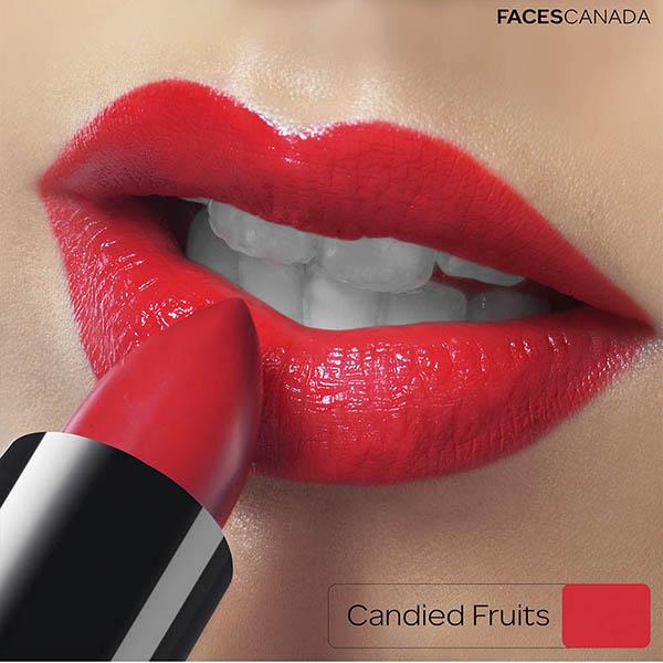 Faces Canada Weightless Creme Finish Lipstick Candied Fruits 08 4 Gm - Lipsticks