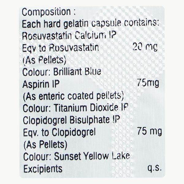 ROSUR GOLD 20mg Capsule 10's - Blood Clot-Ant