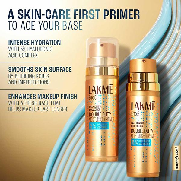Lakme 9To5 Double Duty Moisturiser + Primer 30 gm - Primer