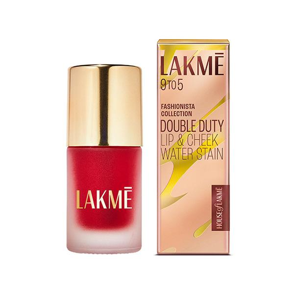 Lakme 9to5 Double Duty Lip & Cheek Water Stain Sunset Kiss 9 ml - Lip Glosses
