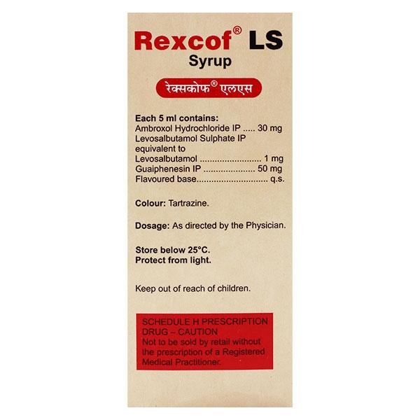 REXCOF LS Syrup 100ml - Cough And Cold-Cou
