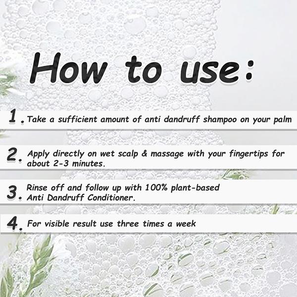 Ktein Natural 100% Plant Based Anti Dandruff Shampoo 100 ml - Shampoos