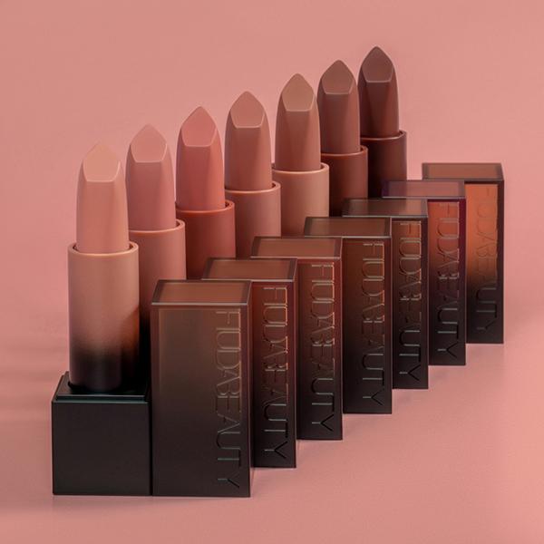 Huda Beauty Power Bullet Cream Glow Hydrating Lipstick Sweet Nudes Habibi 3 gm - Lipsticks