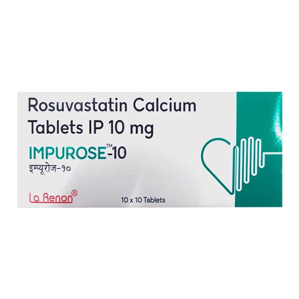 IMPUROSE 10 Tablet 10's - High Cholesterol-Dys
