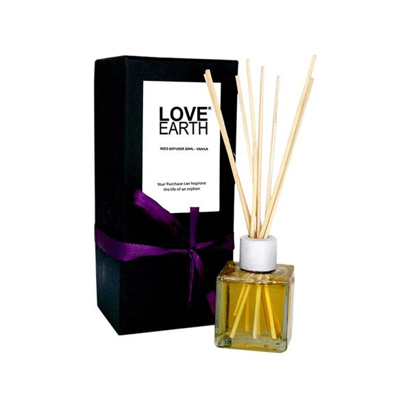 Netmeds | Love Earth Premium Reed Diffuser Vanilla Aromatherapy Lasting Fragrance 30 ml