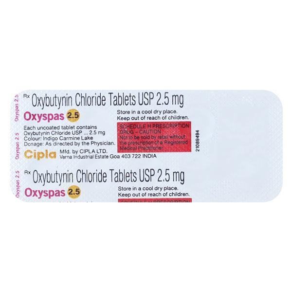 Netmeds | Oxyspas 2.5mg Tablet 10'S