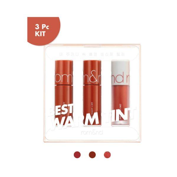 Rom&Nd Best Tint Edition 01 Warmtone Pick (2gm x 3) 1's - Lip Stains & Tints