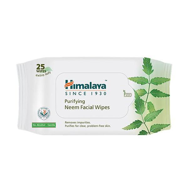 Himalaya Purifying Facial Wipes - Neem 25's - Facial Wipes & Tissues