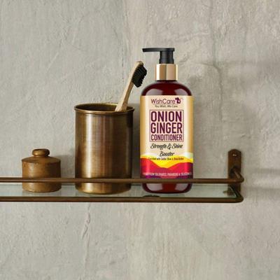 WishCare Onion Ginger Conditioner-Strenght & Shine Booster- 300 ml - Conditioners