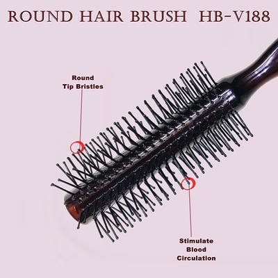 Babila Round hair Brush - HB-v 188 1's - Hair Brushes