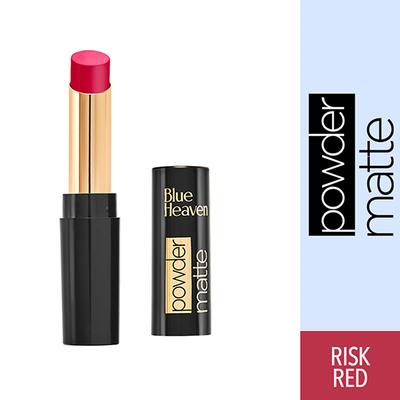 Blue Heaven Powder Matte - Risky Red RM02 3.5 gm - Lipsticks