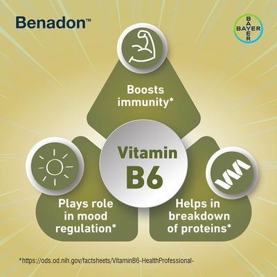 Benadon 40mg Tablet 10's - Supplements-Vam