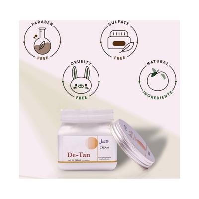 Jeva De Tan Whitening Depigentation and Tan Removal Cream 380 ml - Lotions & Creams