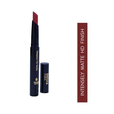 Belora Paris Deepest HD Matte Crayon Lipstick with Vit C Mocha Mauve 1.2 gm - Lip Crayons