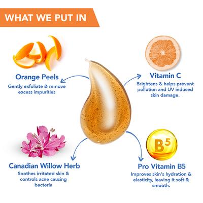 The Moms Co. Natural Vitamin C Face Wash 100 ml - Scrubs & Exfoliants